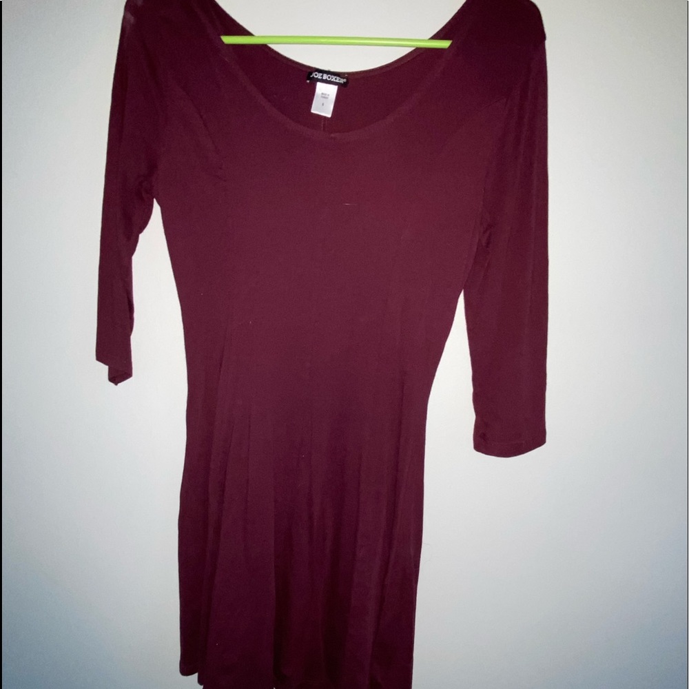 Maroon Dress